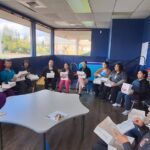 pediatric therapist gather for networking event at cole pediatric therapy in lakewood, washington